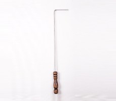 Кочерга нерж., деревянной ручкой «ШАР» 600(450)х12х2,5мм 2К-301