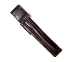 Чехол кожаный для шампуров с ручкой и клапаном (общ до 73см) 2К-014el