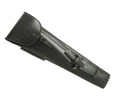 Чехол кожаный для шампуров и ножны, с ручкой и клапаном (общ до 73см) 2К-015el